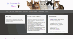 Desktop Screenshot of maison-des-chats.com