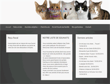 Tablet Screenshot of maison-des-chats.com